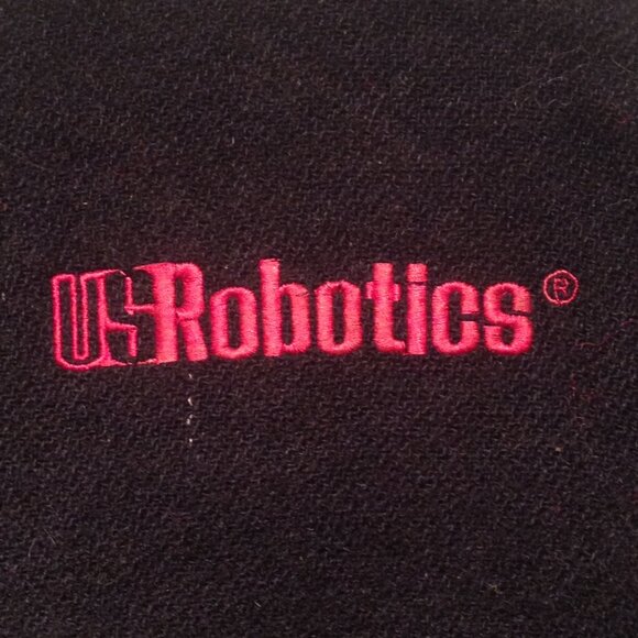 US Robotics Varsity Jacket with Leather Sleeves - Picture 5 of 8